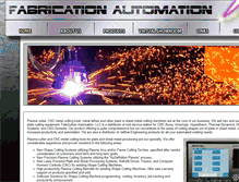Tablet Screenshot of fabricationautomation.com